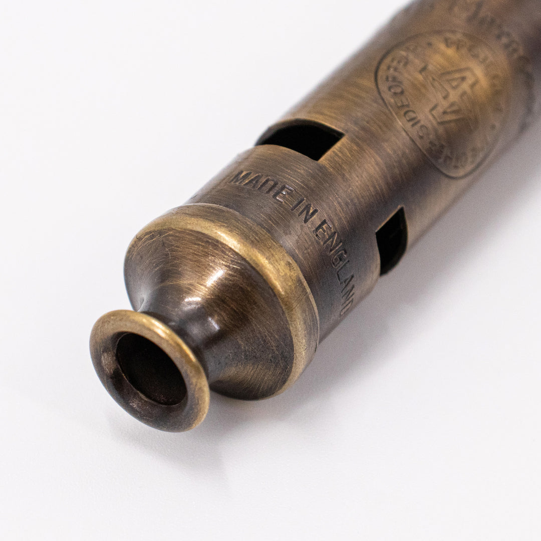 PROJECT 4 x ACME Metropolitan 15 Antique Brass Whistle